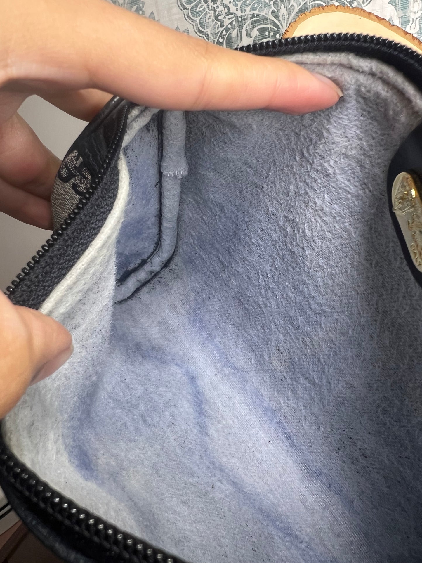 Gucci Navy Vintage Clutch