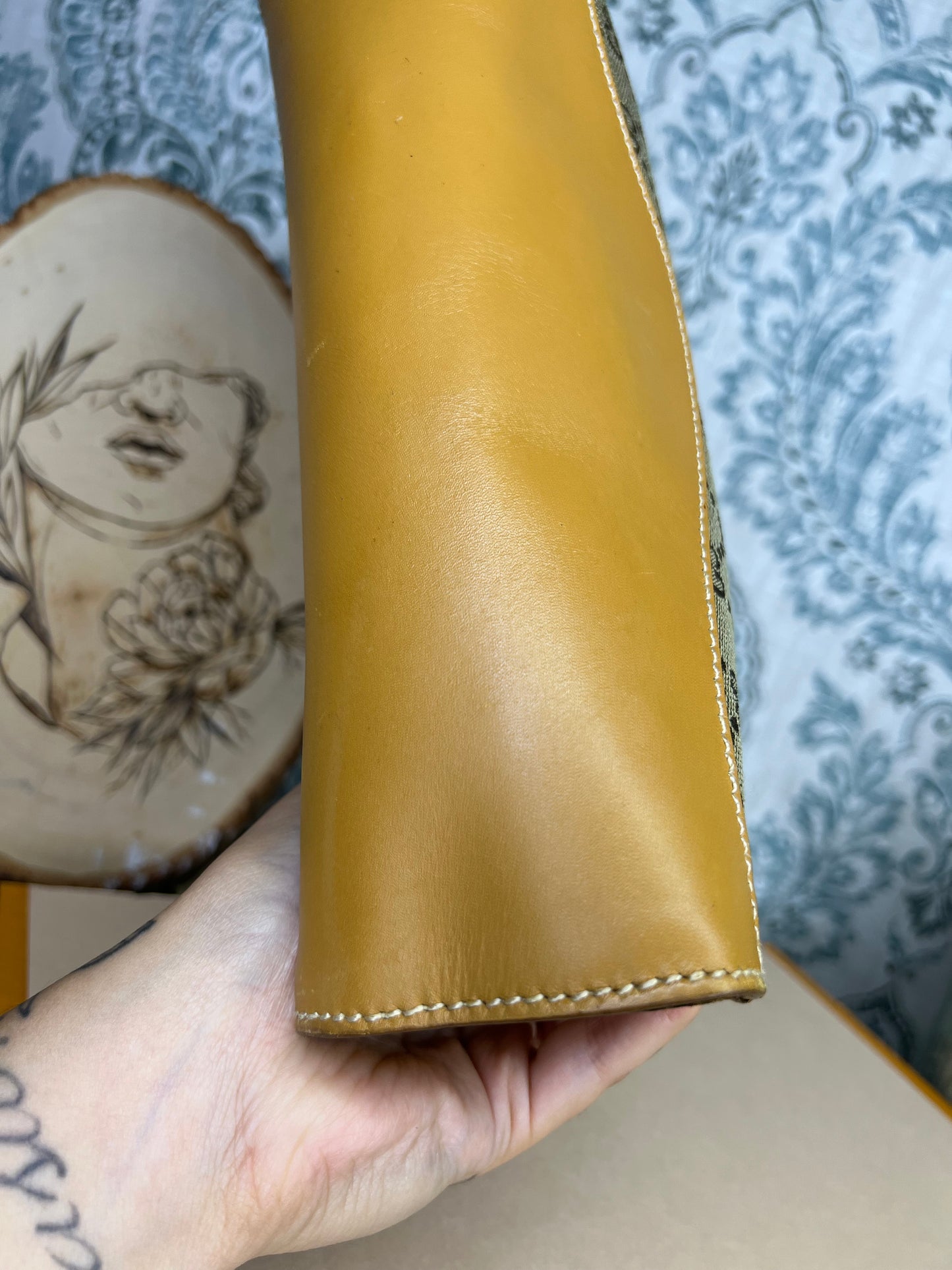 Gucci Tan Vintage Clutch