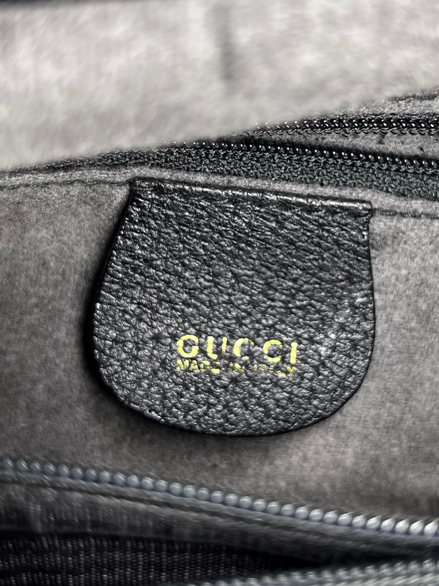 Gucci Vintage Black Diana Tote