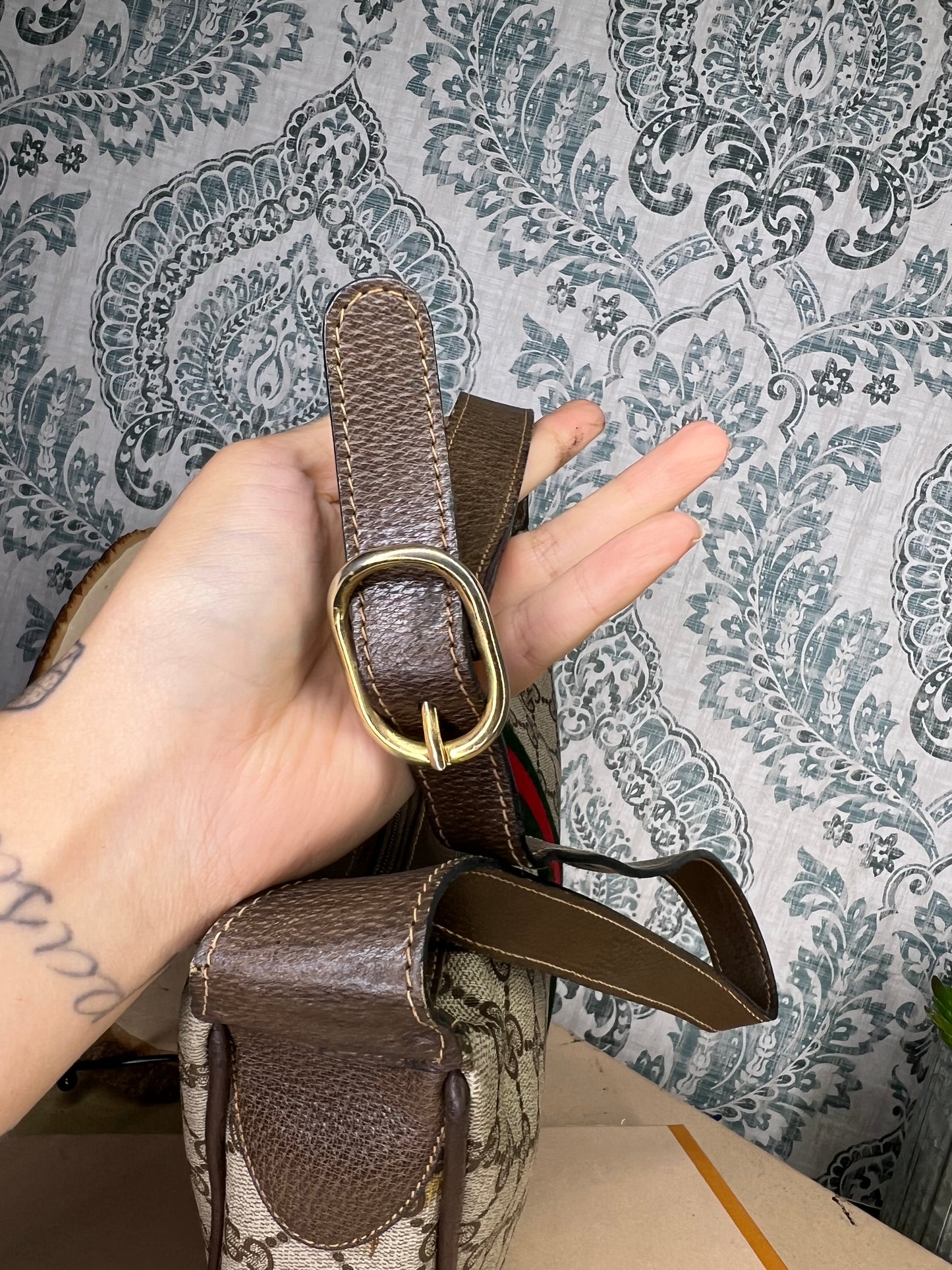 Gucci Vintage Sherry Line Ophidia Bag