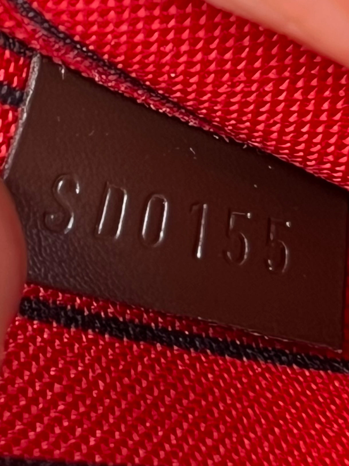 Louis Vuitton Neverfull Pochette Pouch Damier Ebene