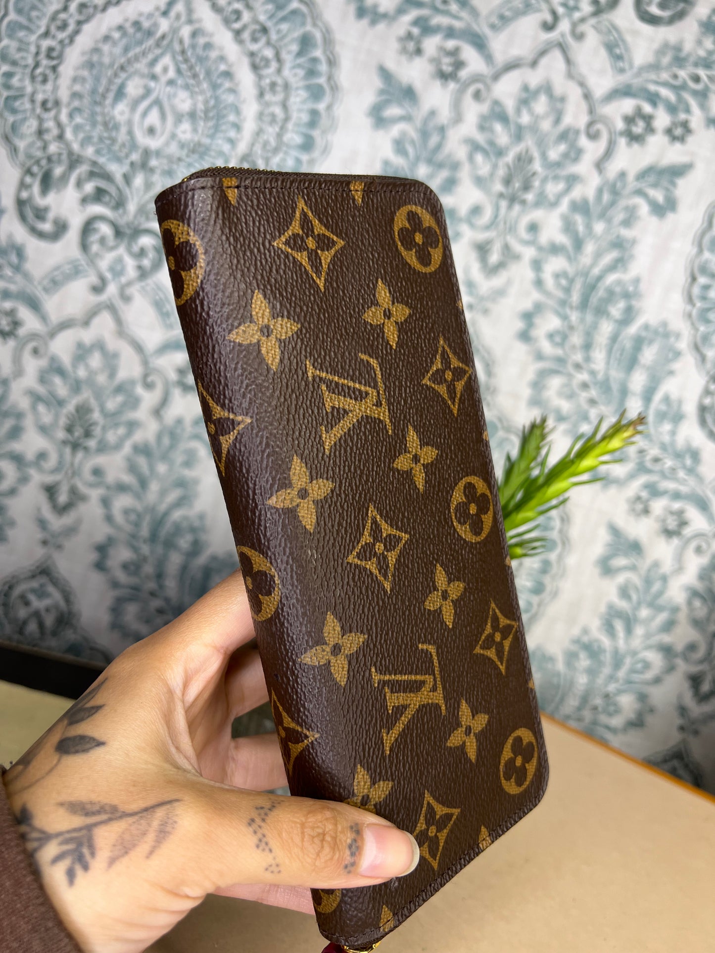 Louis Vuitton Clemence Wallet Fuschia