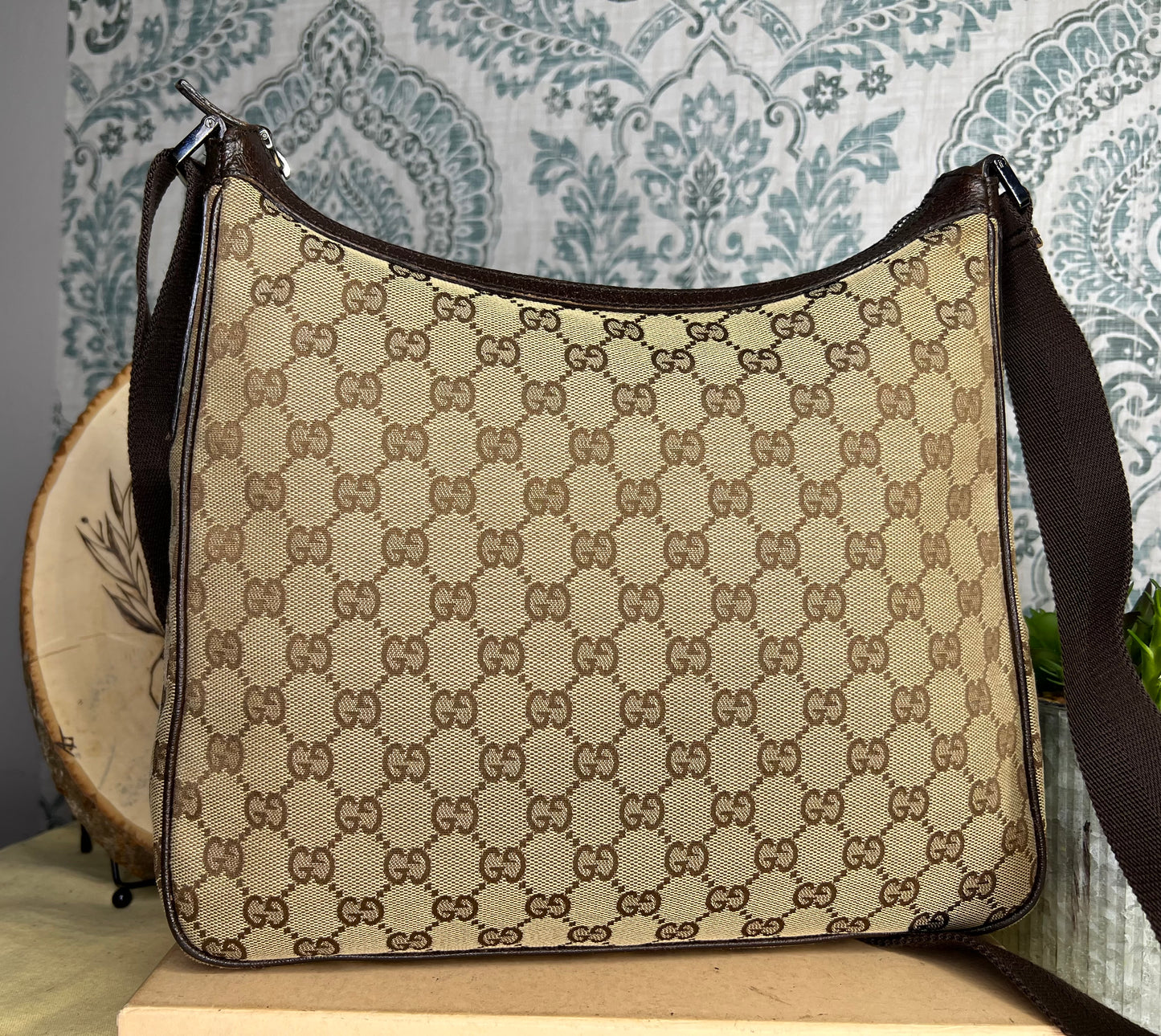 Gucci Canvas Crossbody Bag