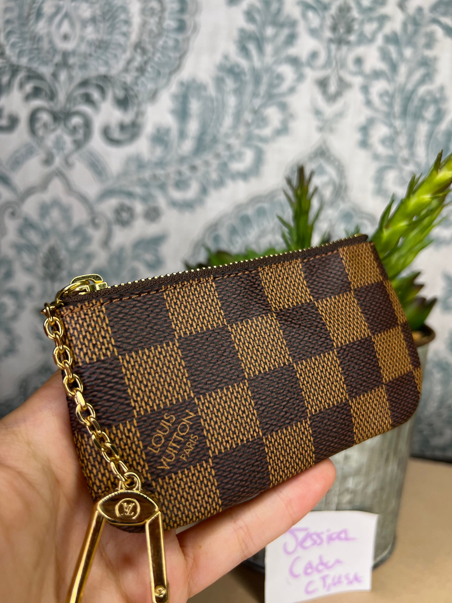 Louis Vuitton Damier Ebene Key Cles