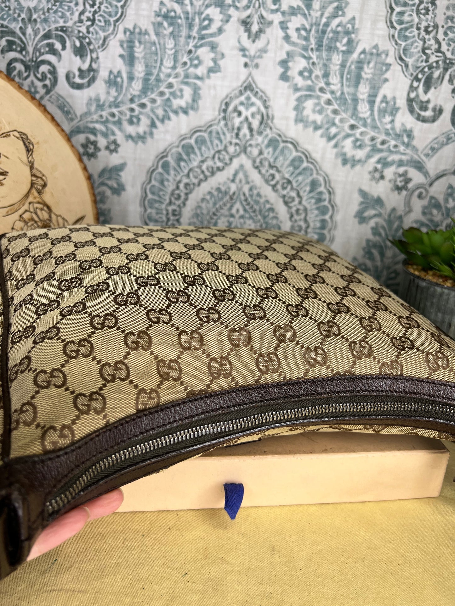Gucci Canvas Crossbody Bag