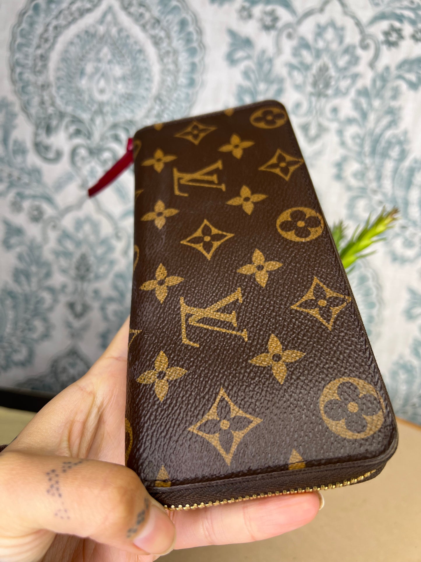 Louis Vuitton Clemence Wallet Fuschia
