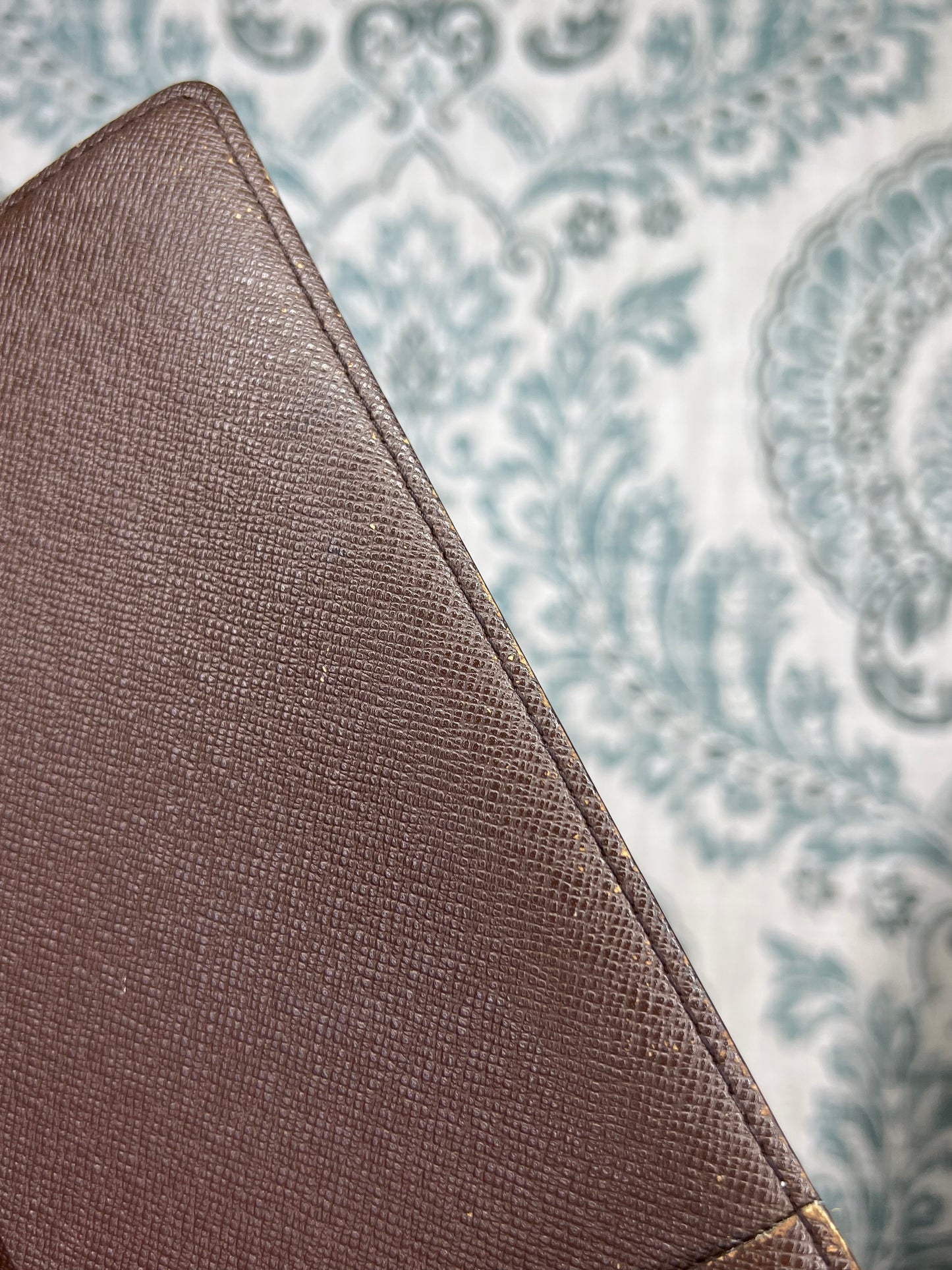 Louis Vuitton Damier Ebene Desk Agenda Cover