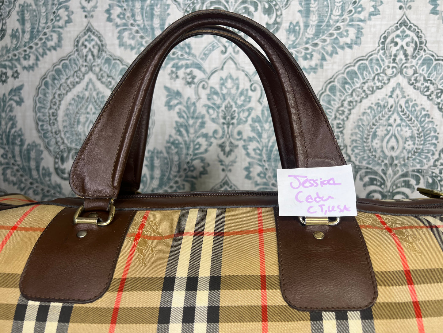 Burberry Nova Check Duffle