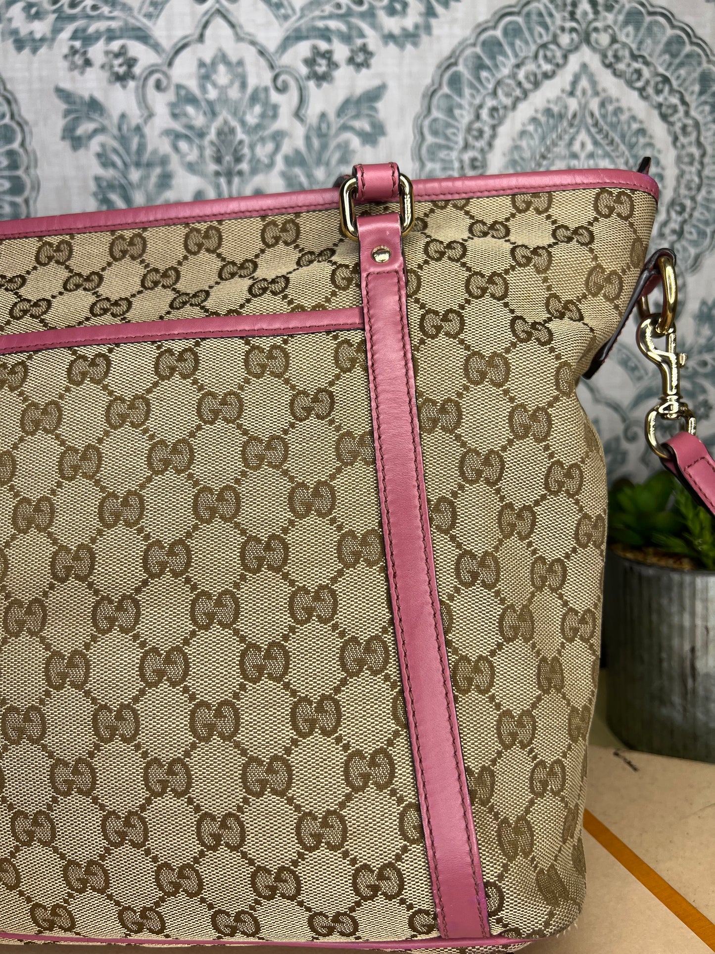 Gucci Joy Peonia Tote Crossbody