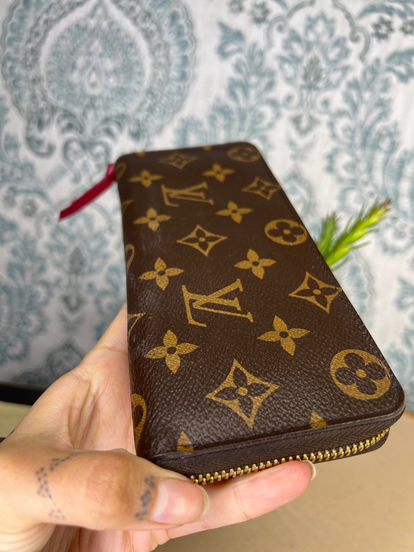 Louis Vuitton Clemence Wallet Fuschia