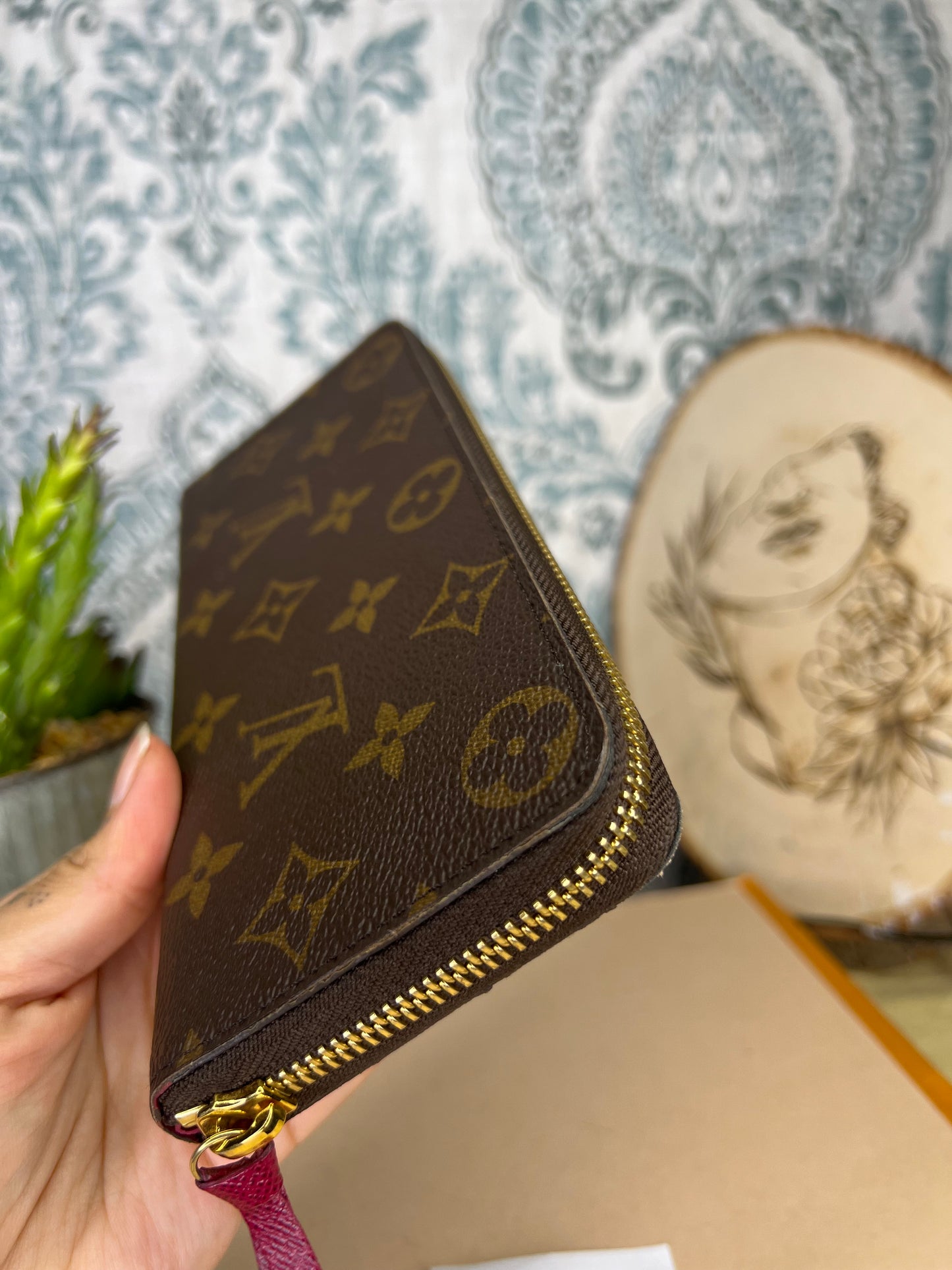 Louis Vuitton Fuschia Clemence Wallet