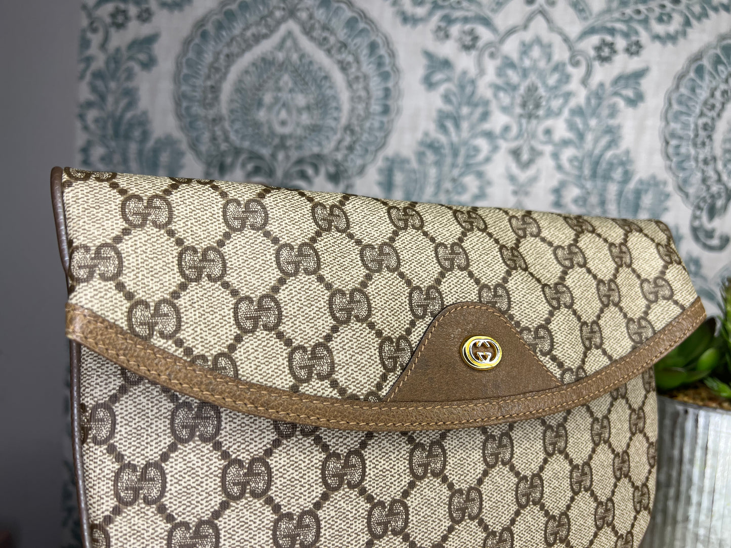 Gucci Canvas Clutch