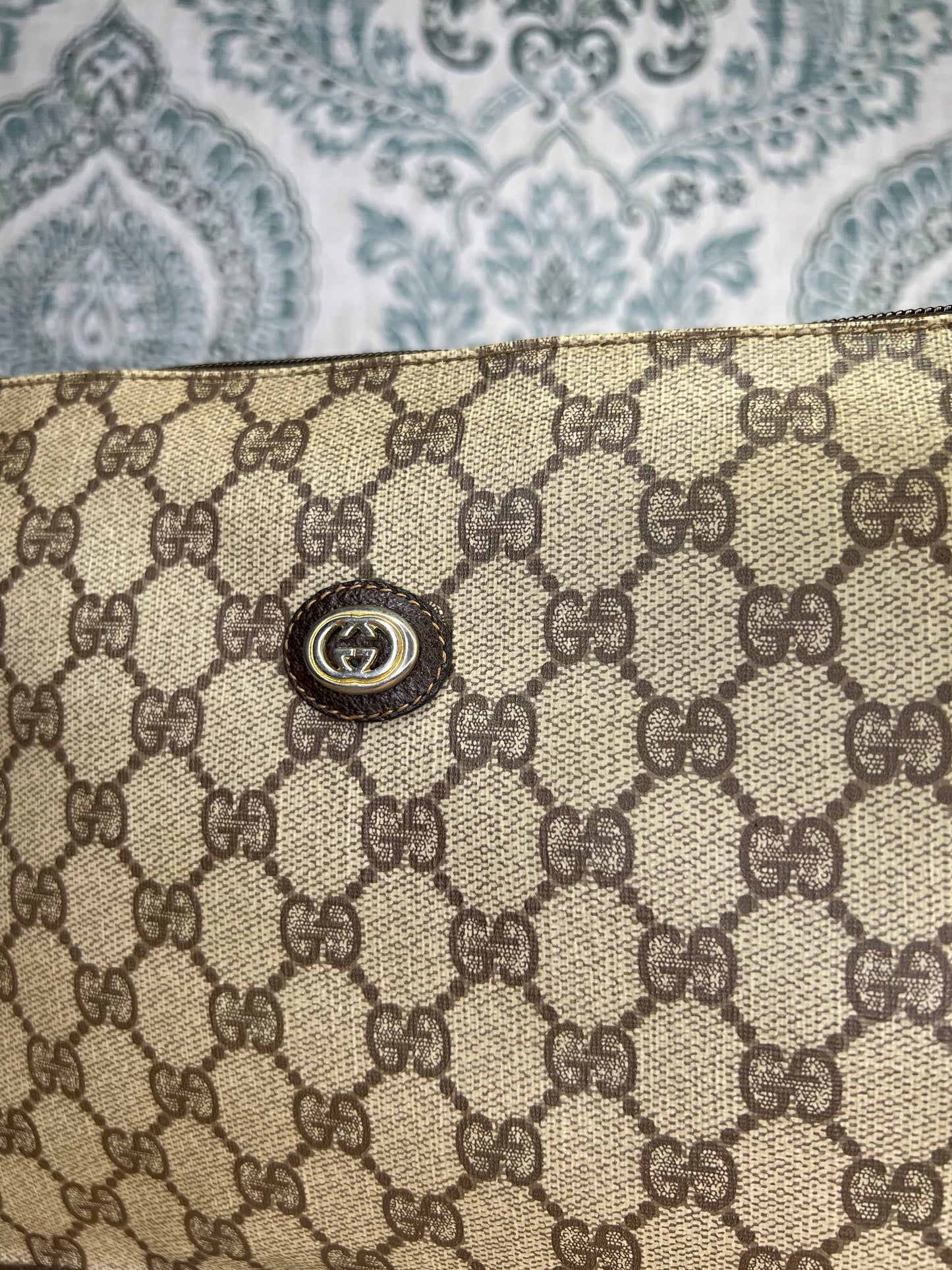 Gucci Vintage Brown Clutch