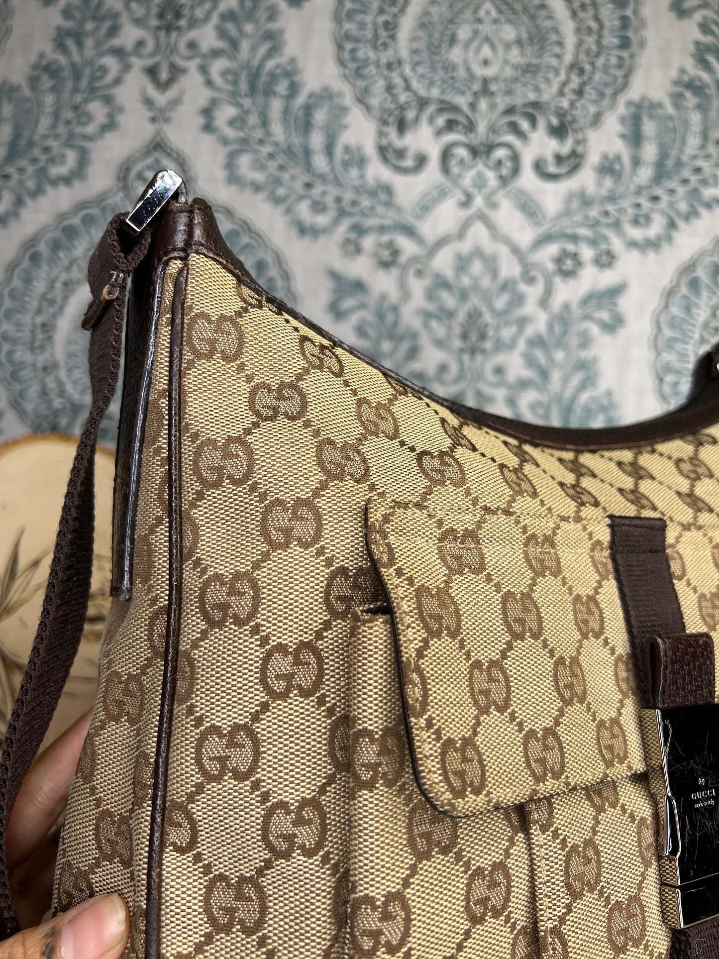 Gucci Canvas Crossbody Bag