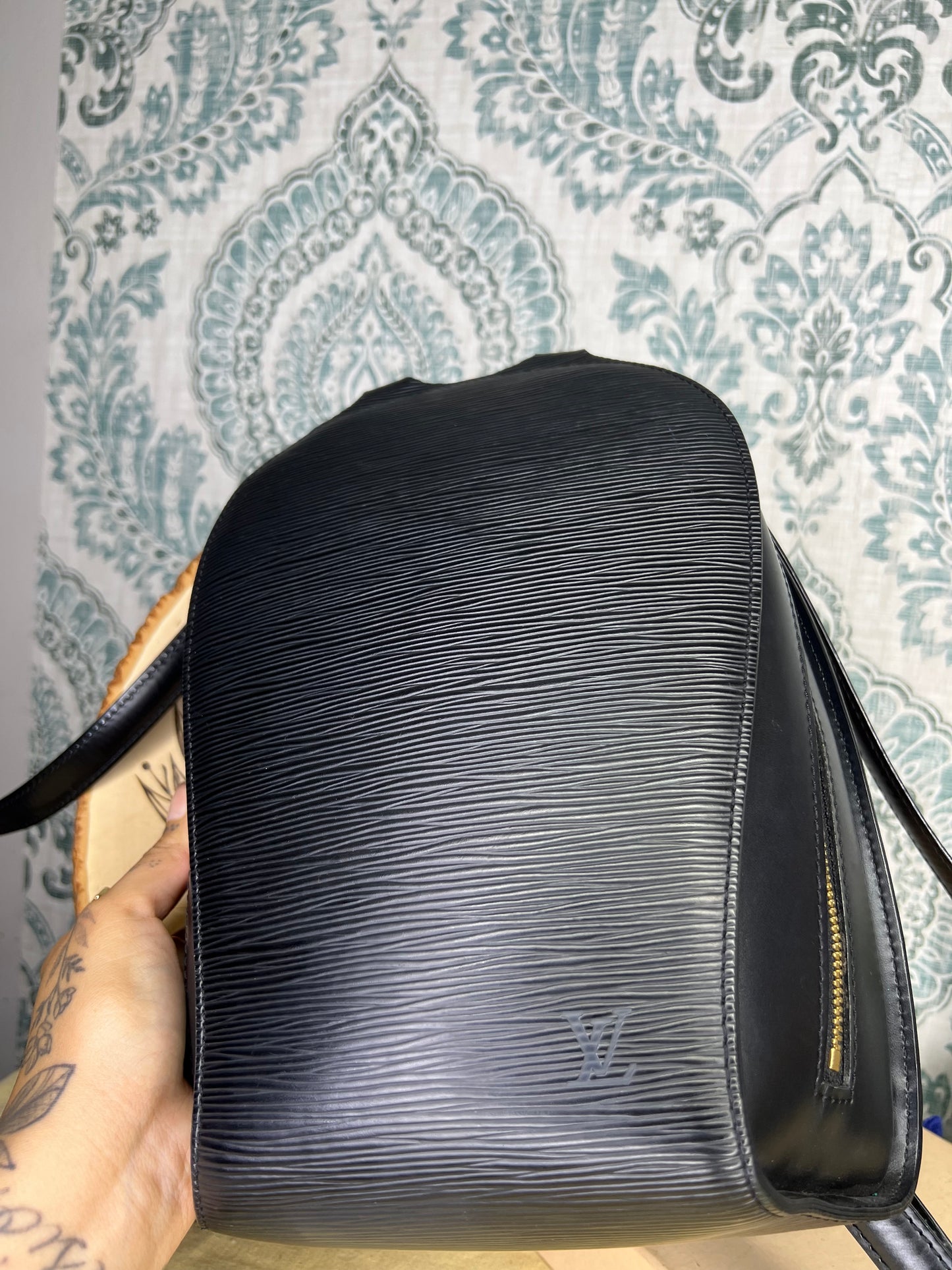 Louis Vuitton Epi Black Mabillon
