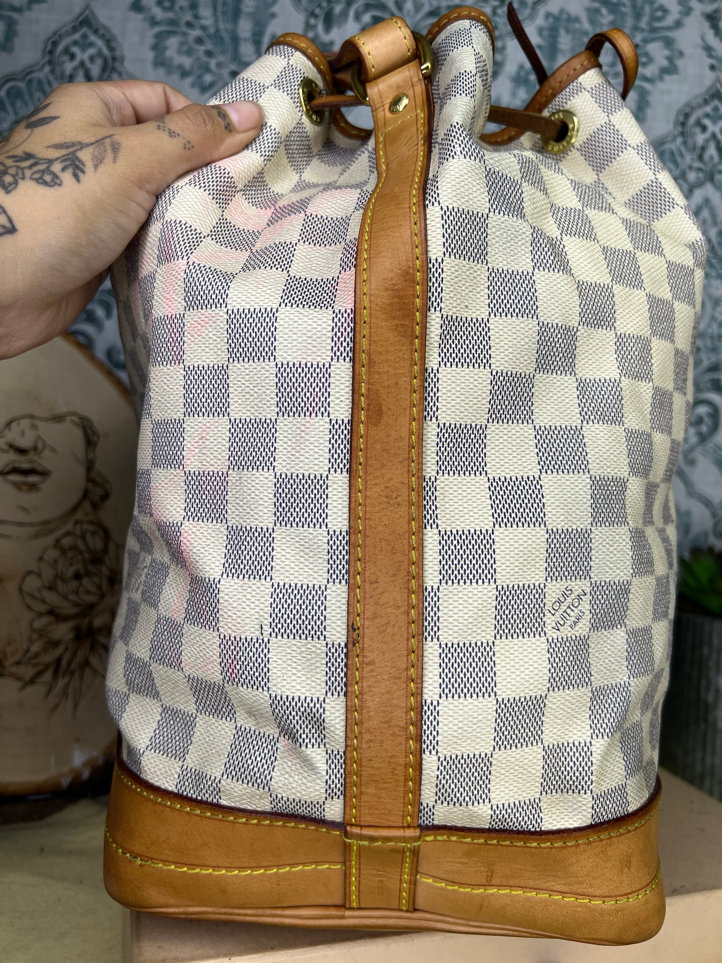 Damier Azur Noe GM