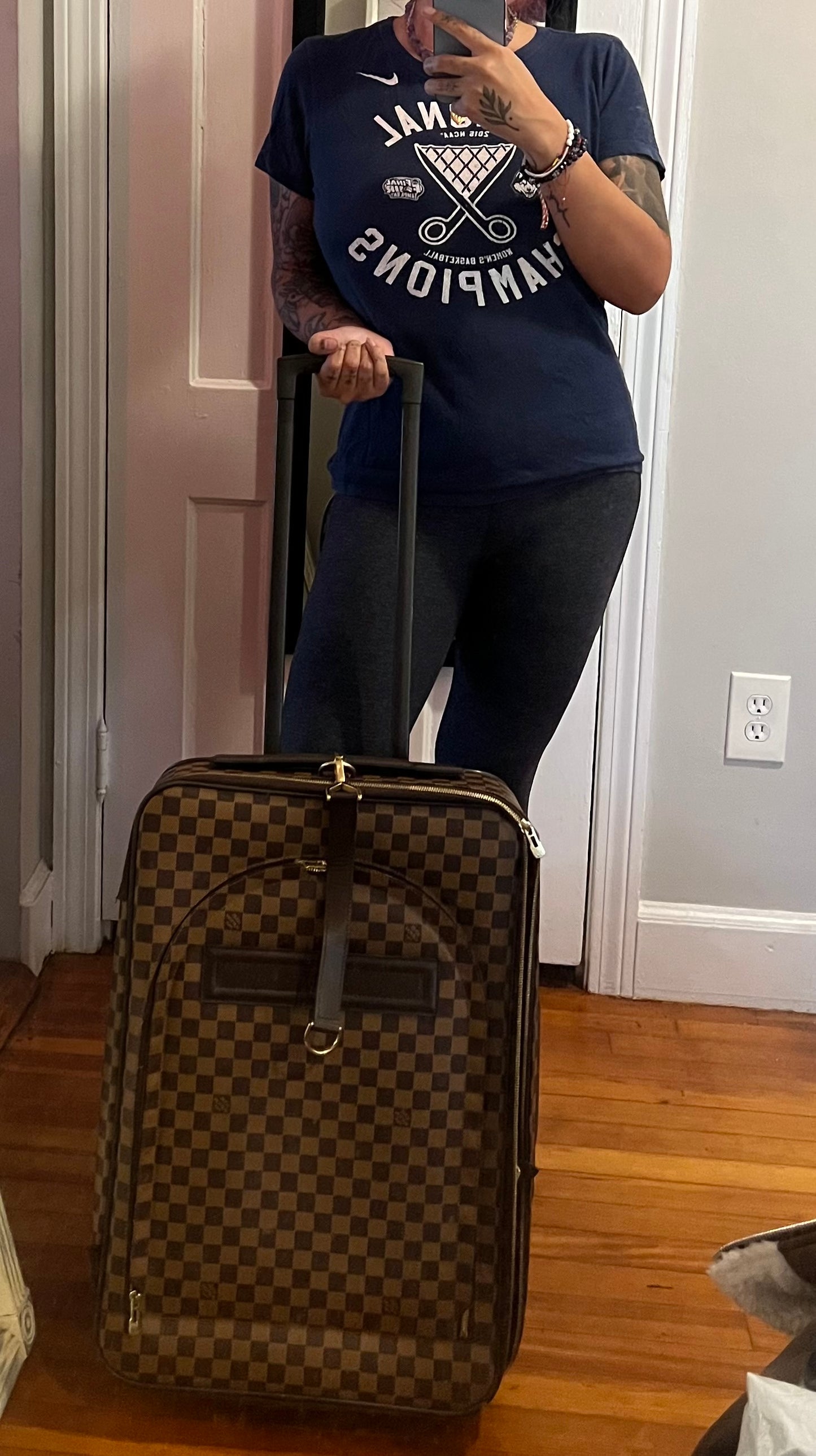 Pegase 55 Damier Ebene Suit Case