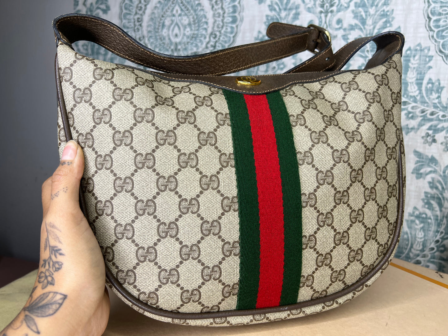 Gucci Vintage Sherry Line Ophidia Bag