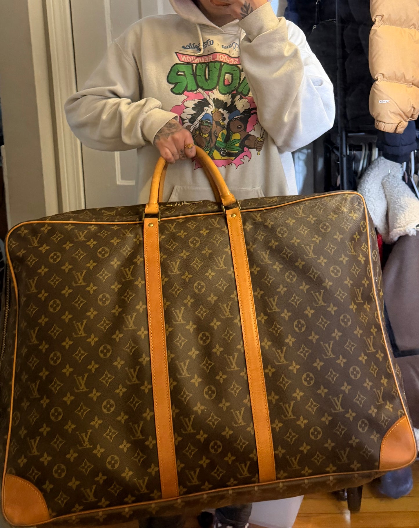 Louis Vuitton Sirius 65 Soft Suitcase/Travel Bag