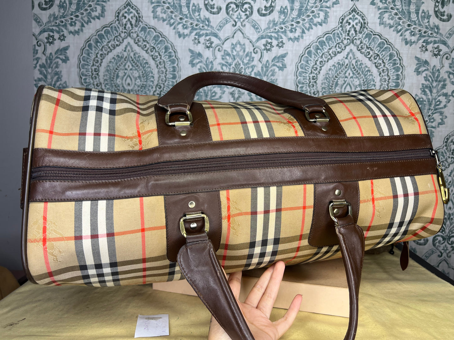 Burberry Nova Check Duffle