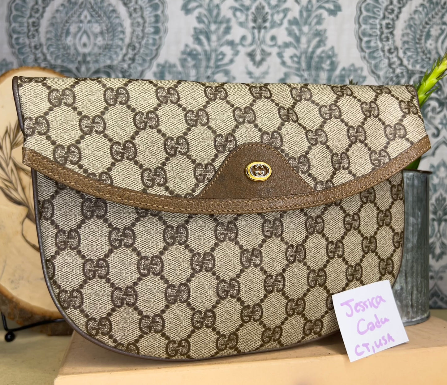 Gucci Canvas Clutch