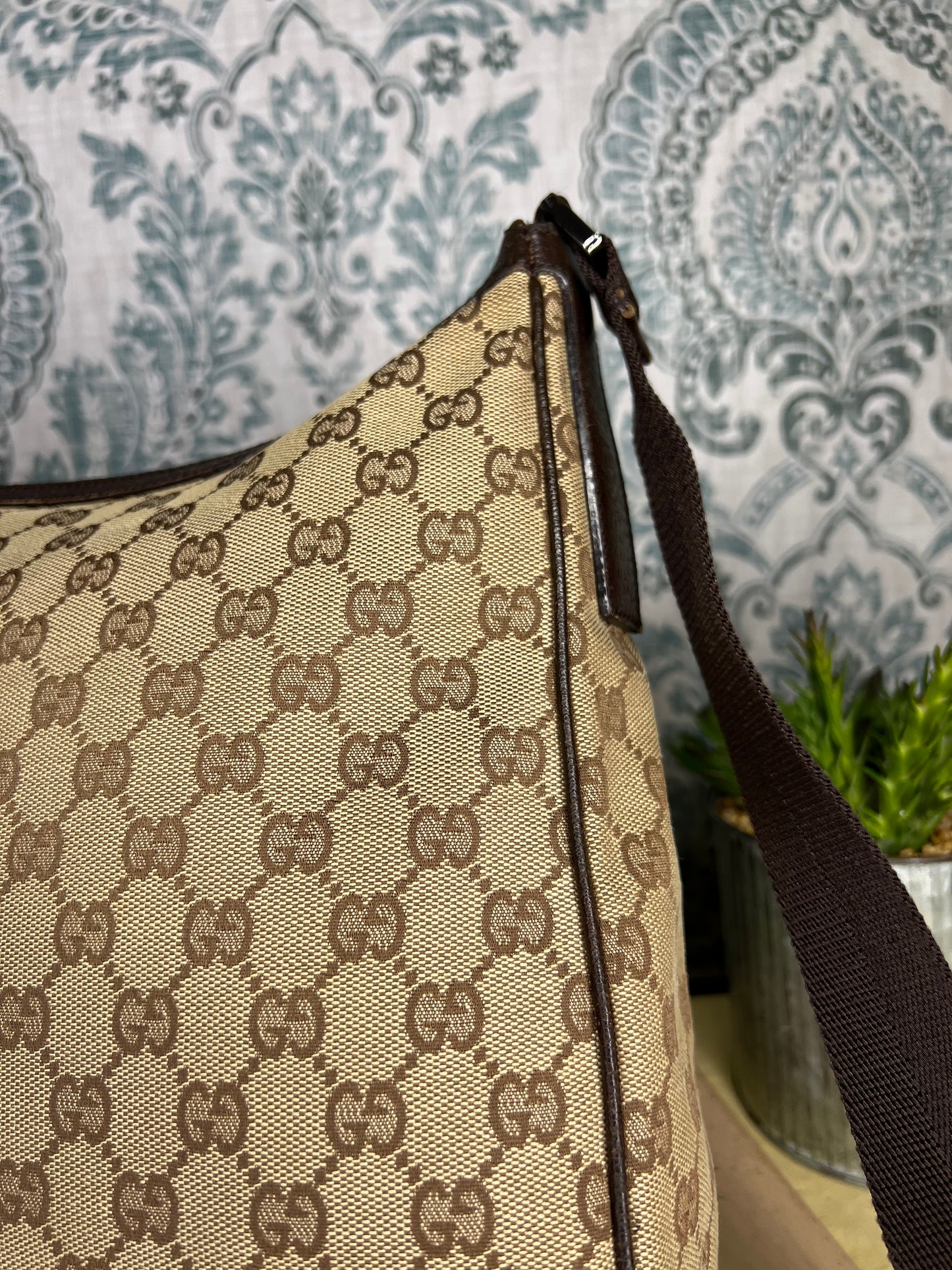 Gucci Canvas Crossbody Bag