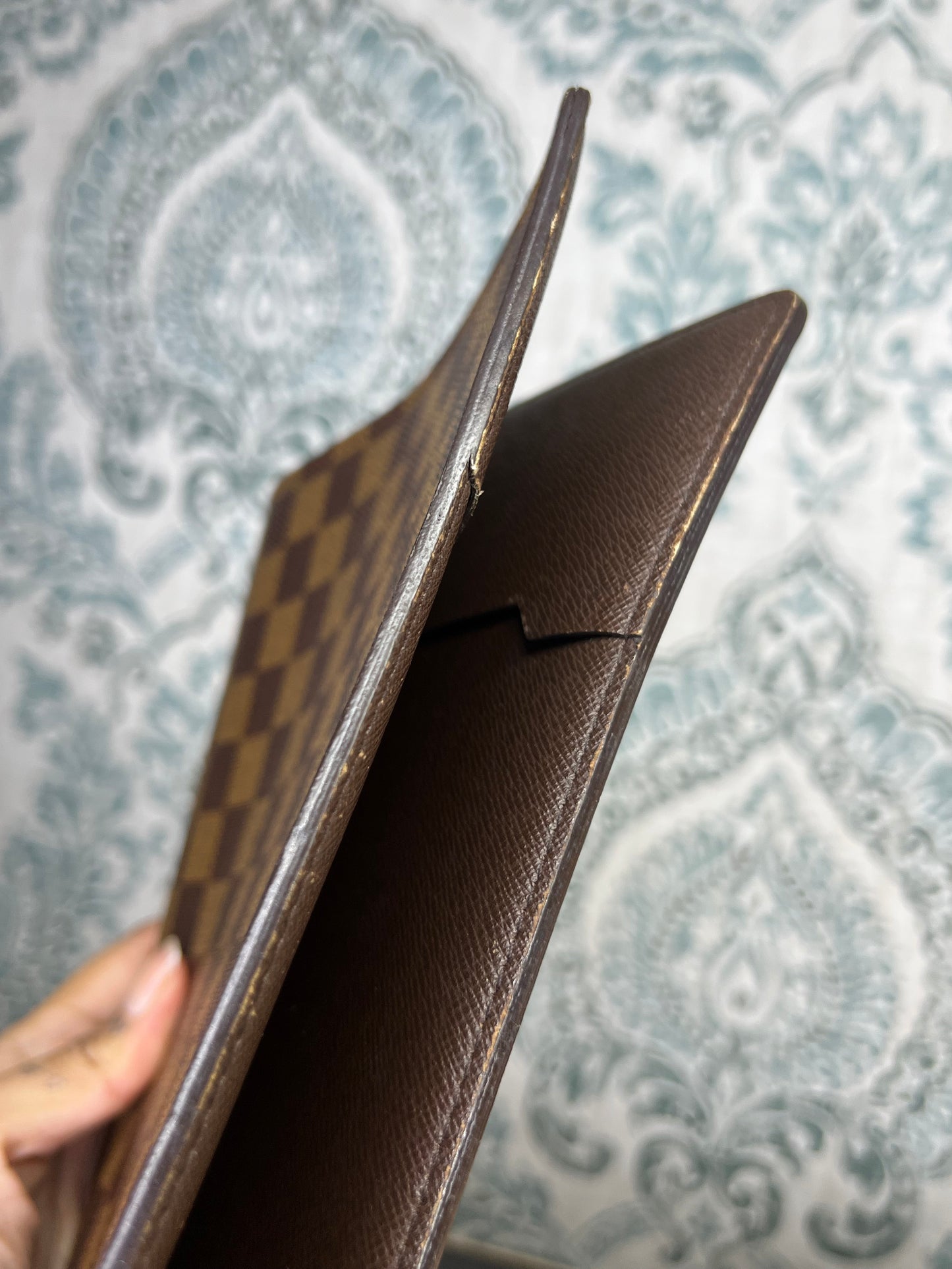 Louis Vuitton Damier Ebene Desk Agenda Cover