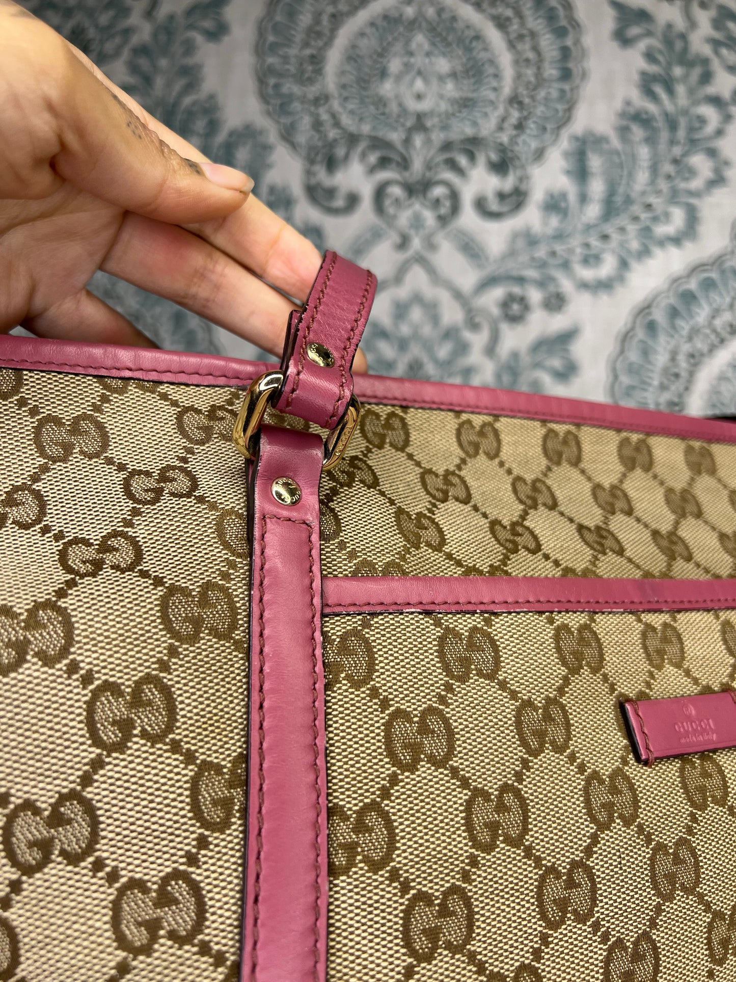 Gucci Joy Peonia Tote Crossbody