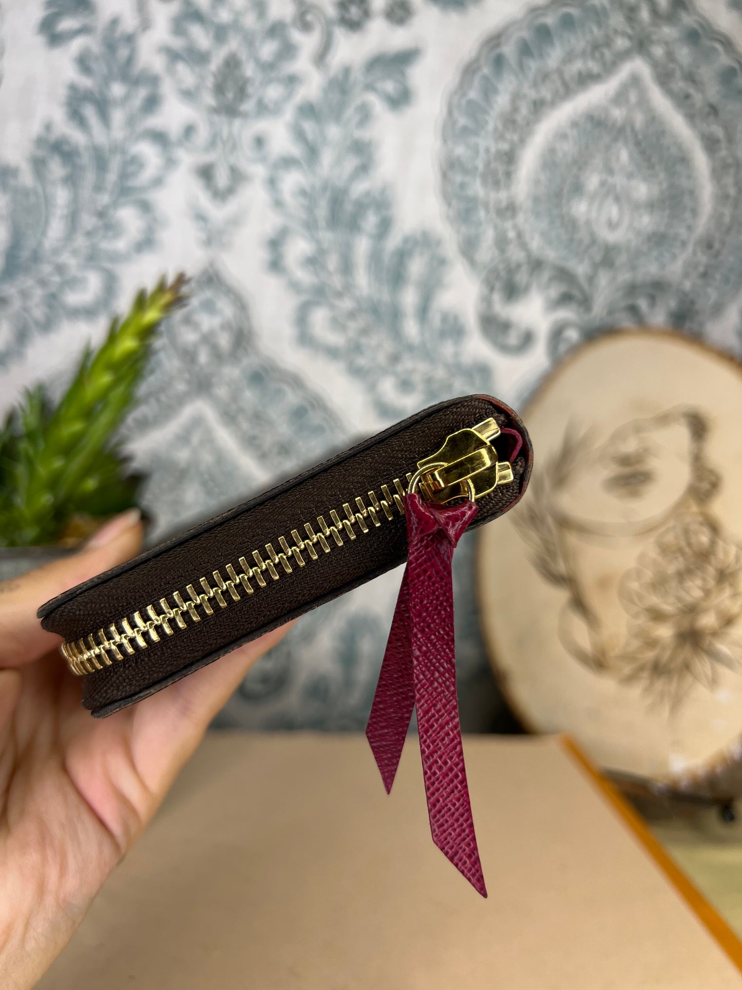 Louis Vuitton Fuschia Clemence Wallet