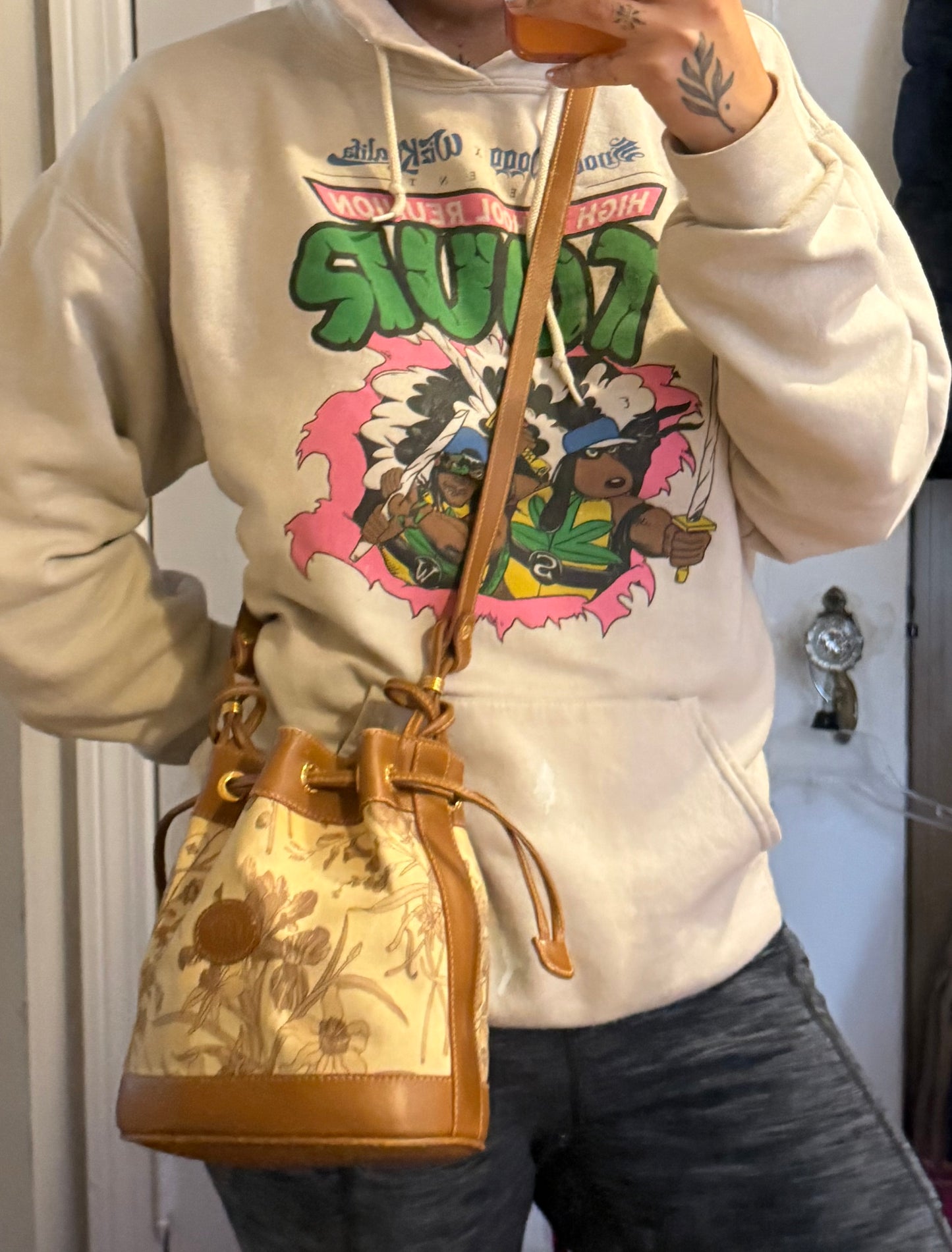 Gucci Floral Bucket Bag