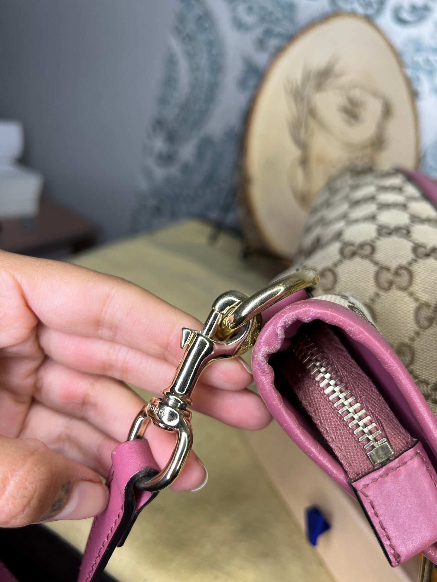 Gucci Joy Peonia Tote Crossbody