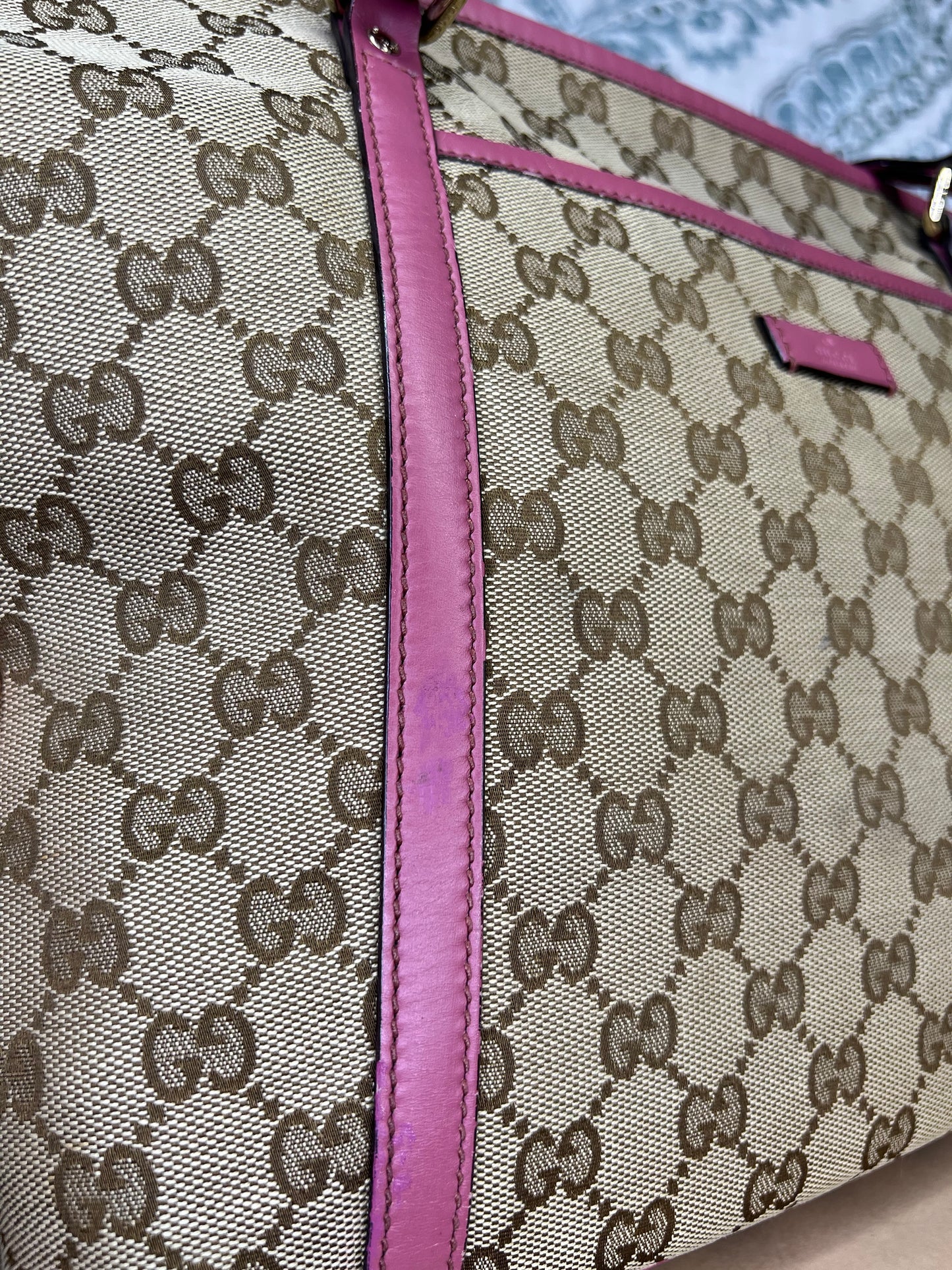 Gucci Joy Peonia Tote Crossbody