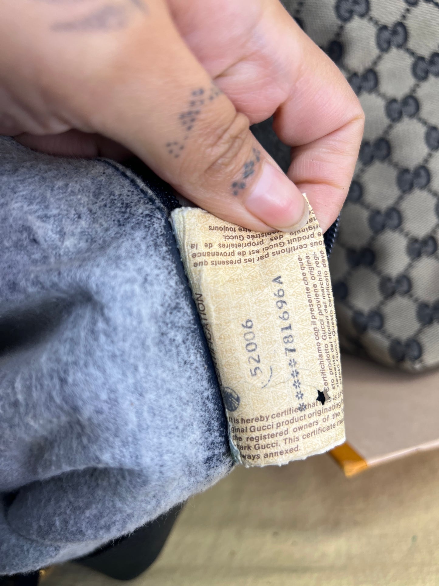 Gucci Sherry Line Satchel Bag