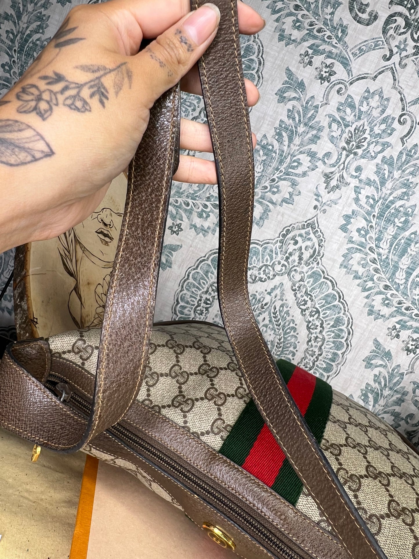 Gucci Vintage Sherry Line Ophidia Bag