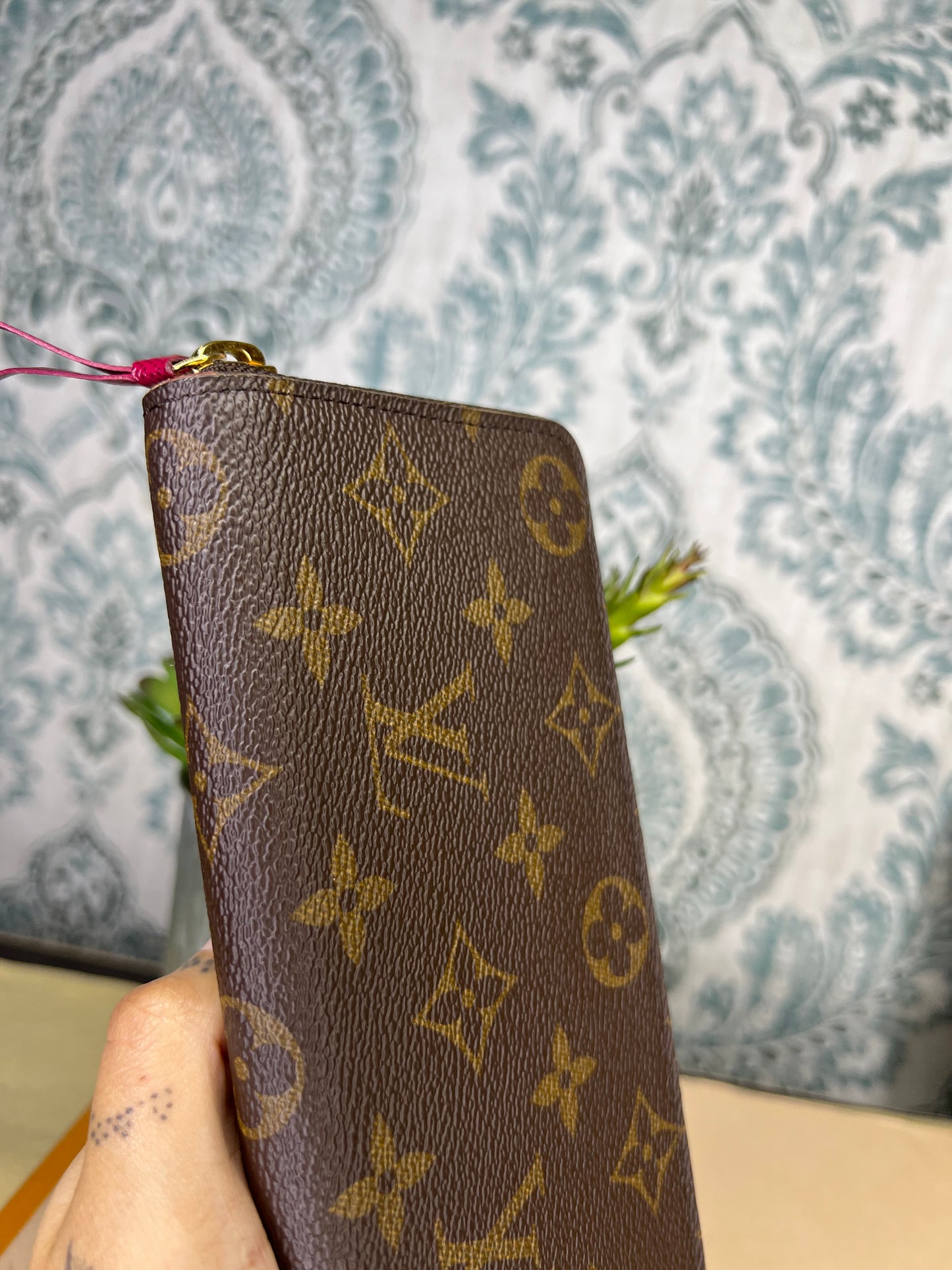 Louis Vuitton Fuschia Clemence Wallet