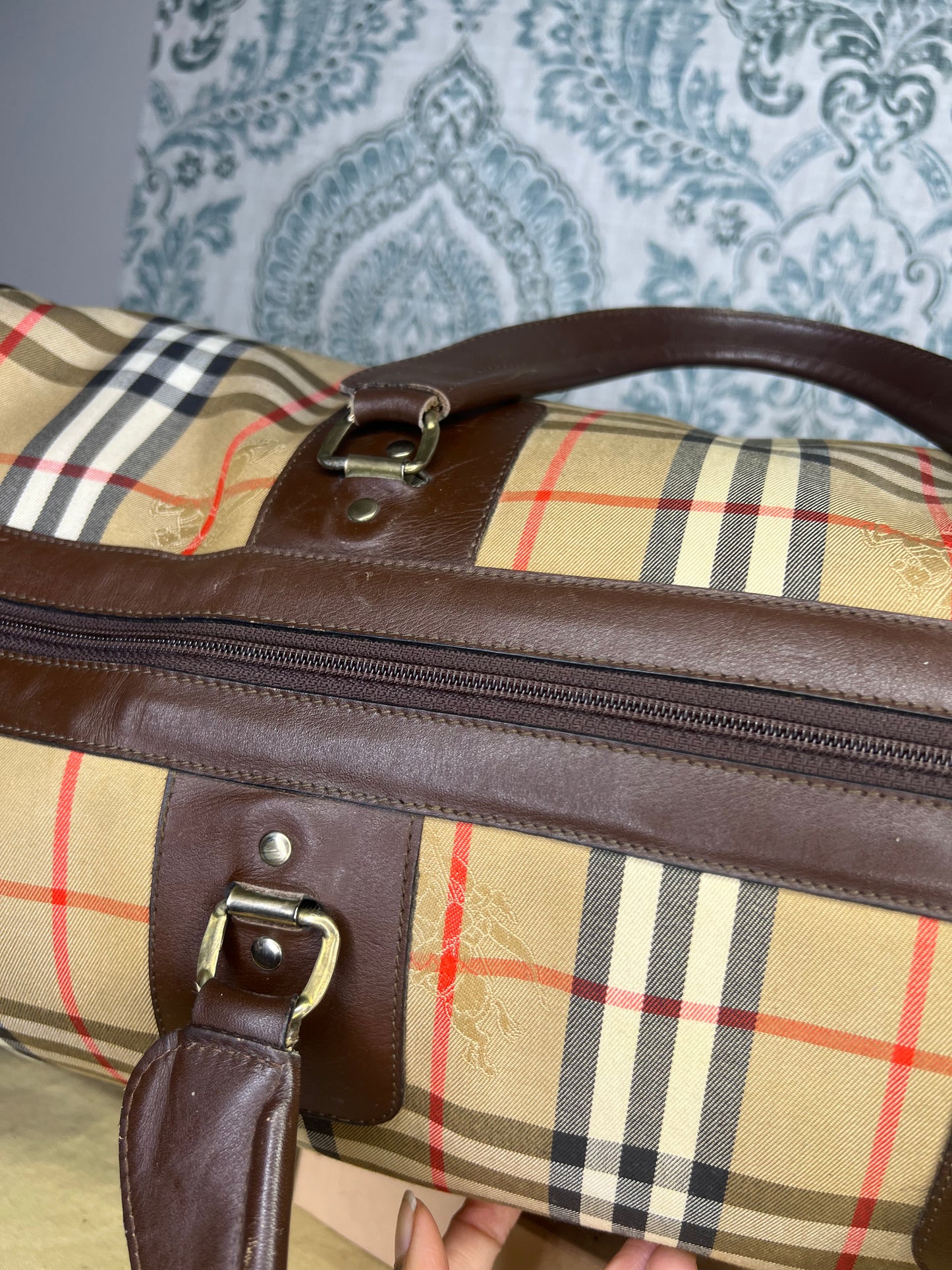 Burberry Nova Check Duffle