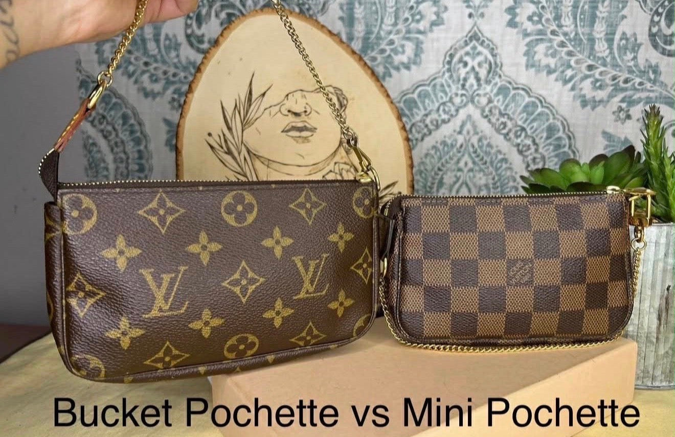 Louis Vuitton Damier Ebene Bucket Pochette