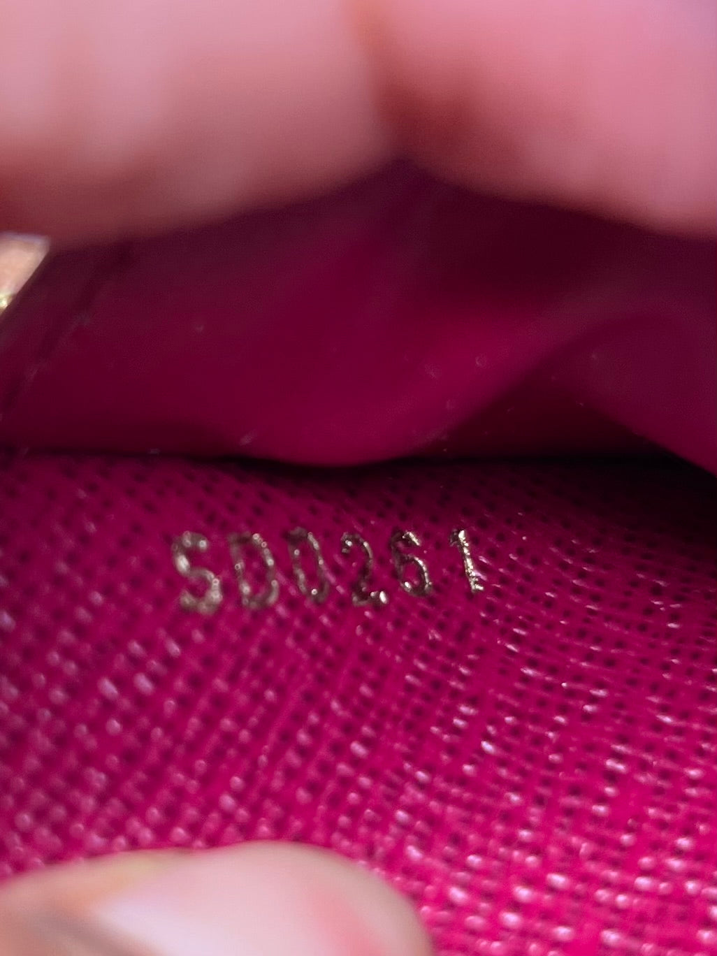 Louis Vuitton Fuschia Clemence Wallet