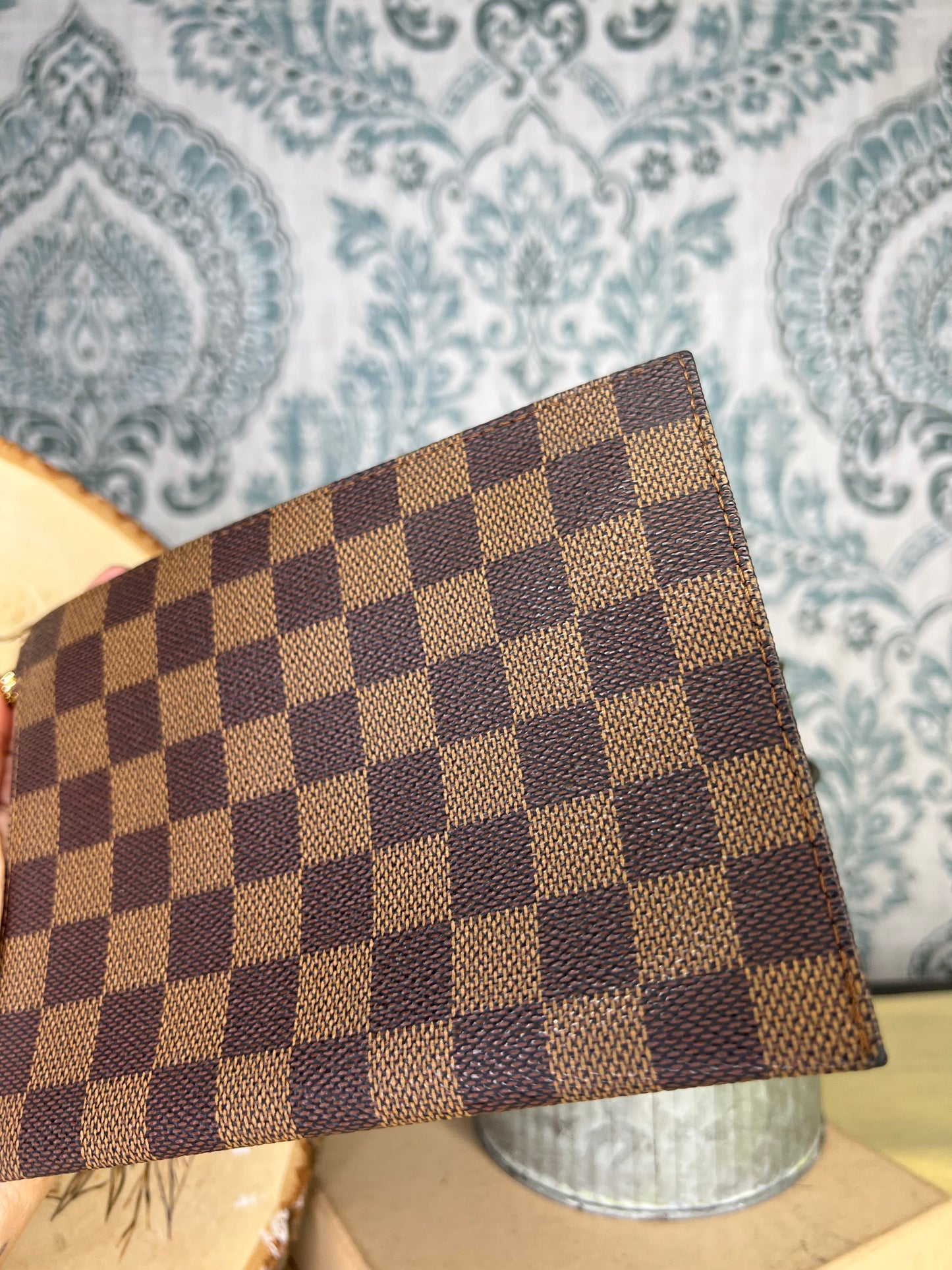 Damier Clifton Wristlet