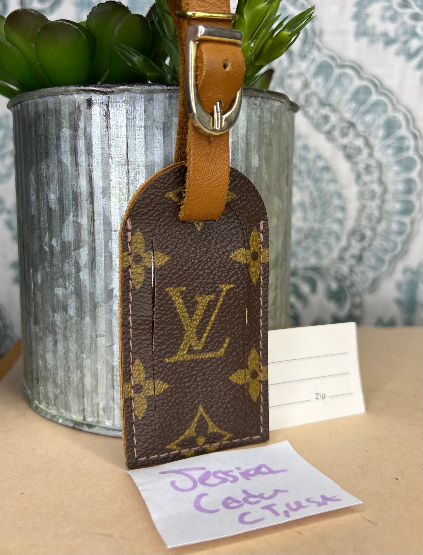 Louis Vuitton French Company Luggage Tag