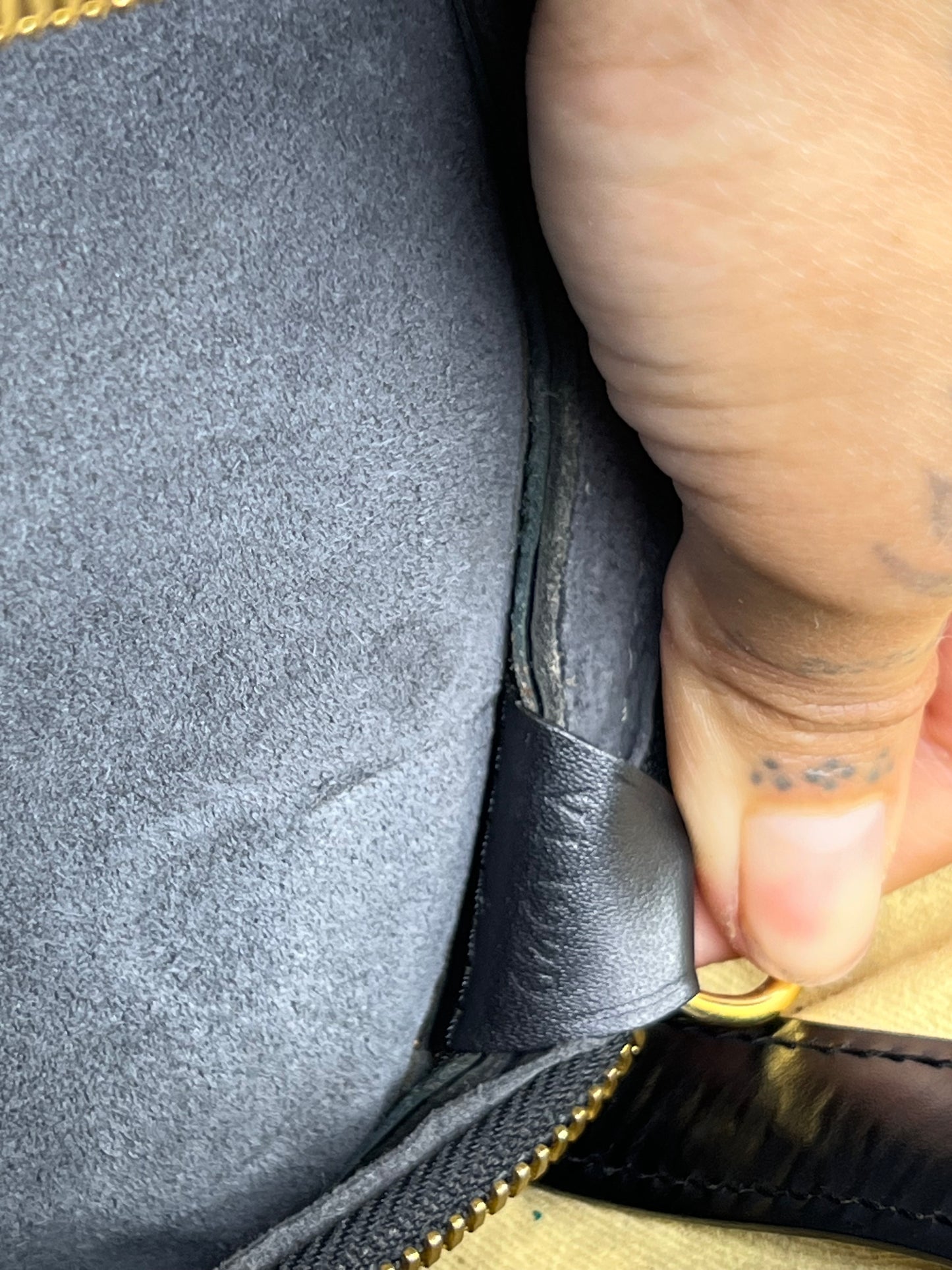 Louis Vuitton Epi Black Mabillon