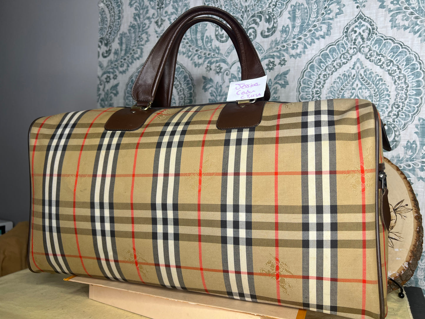 Burberry Nova Check Duffle