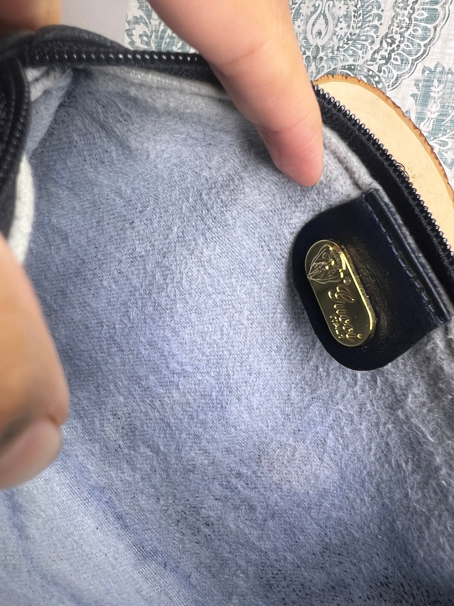 Gucci Navy Vintage Clutch