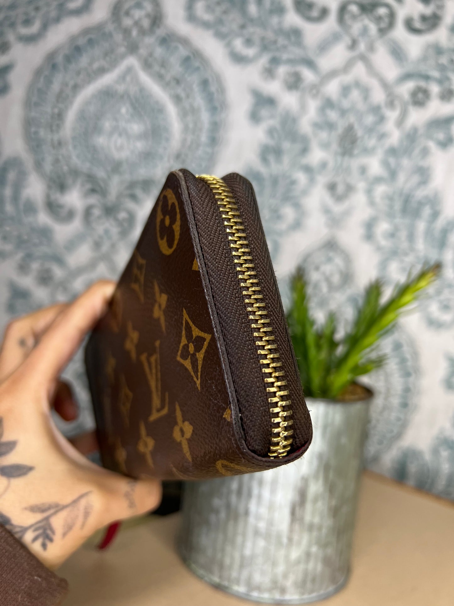 Louis Vuitton Clemence Wallet Fuschia
