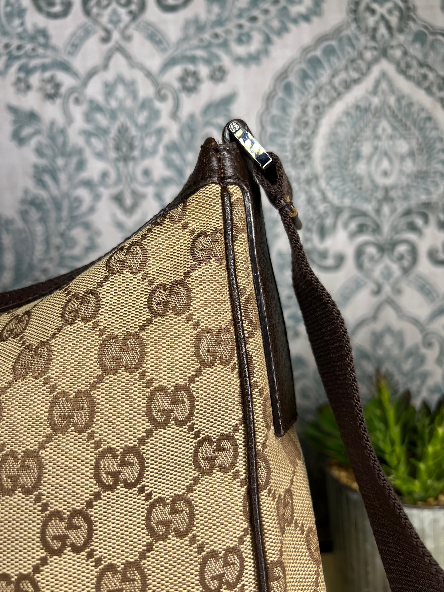 Gucci Canvas Crossbody Bag