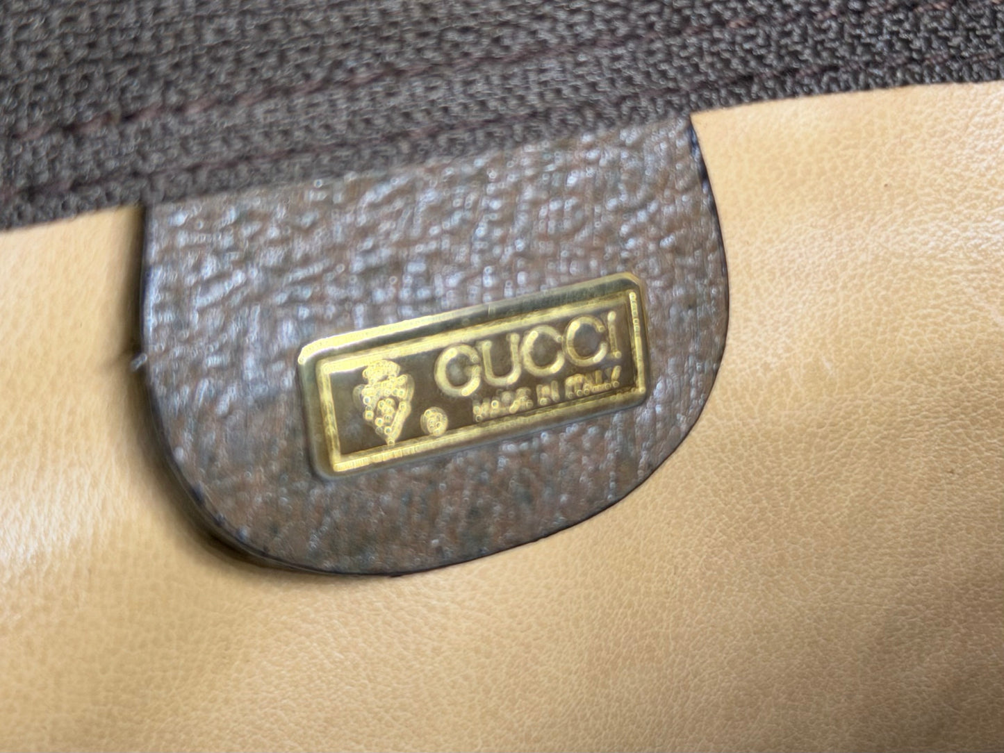 Gucci Supreme Brown Clutch