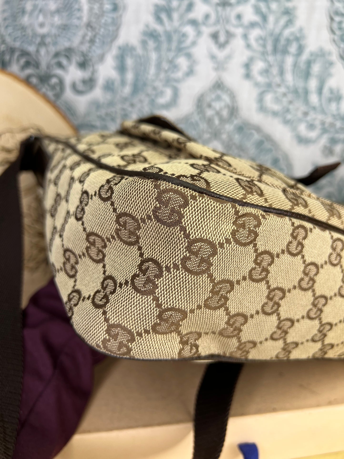 Gucci Canvas Crossbody Bag