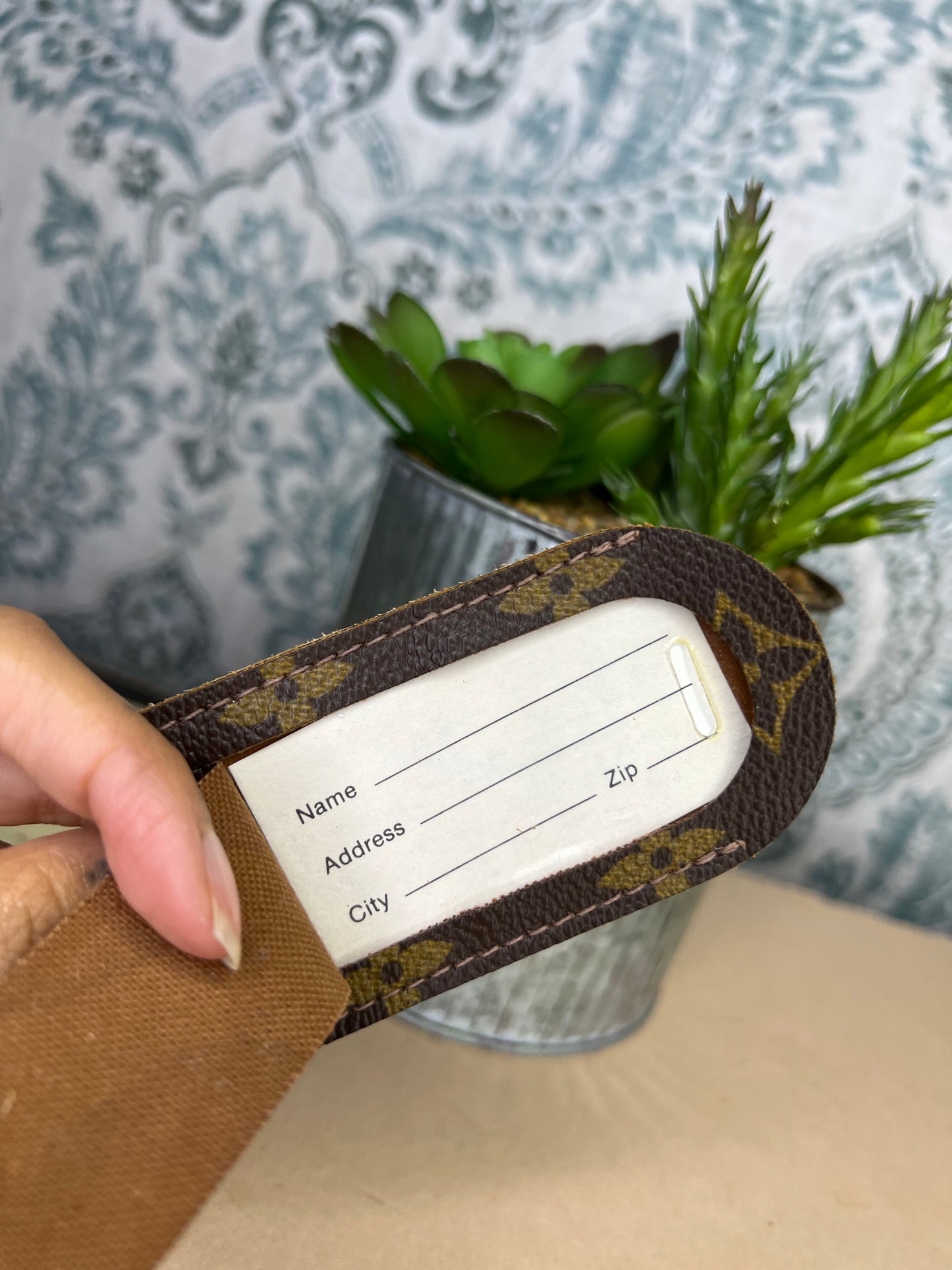 Louis Vuitton French Company Luggage Tag