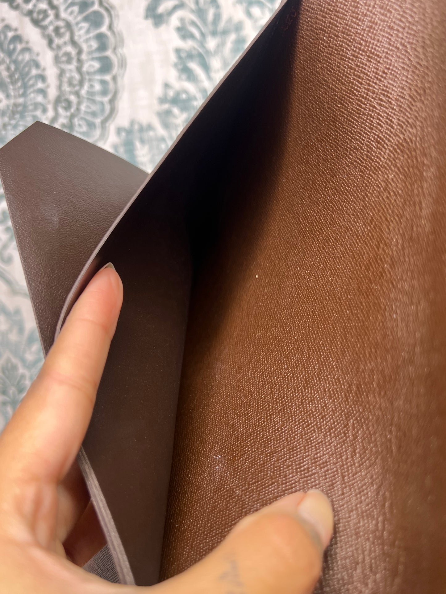 Louis Vuitton Damier Ebene Desk Agenda Cover