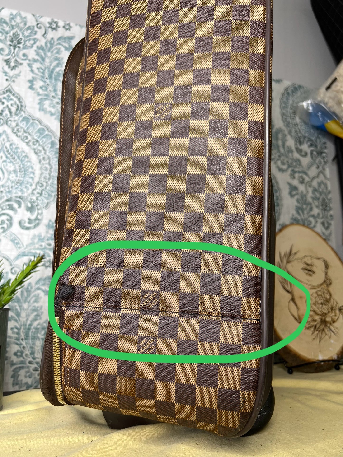 Pegase 55 Damier Ebene Suit Case